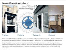 Tablet Screenshot of jamesdunnettarchitects.com